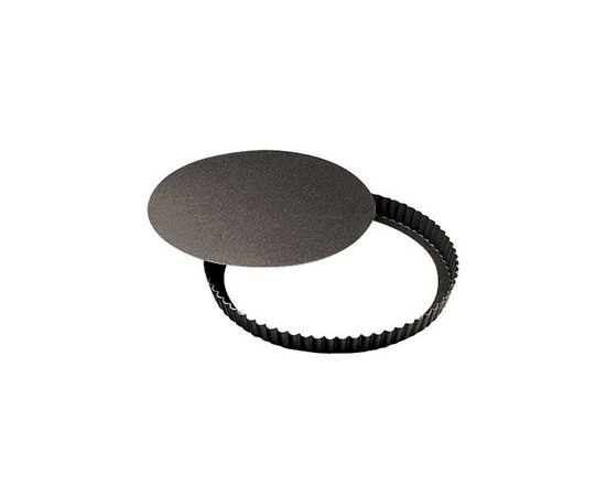 Форма для выпечки со съемным дном, сталь, антипригарное покрытие, D=280 мм, H=25 мм, цвет черный, Paderno, изображение 2