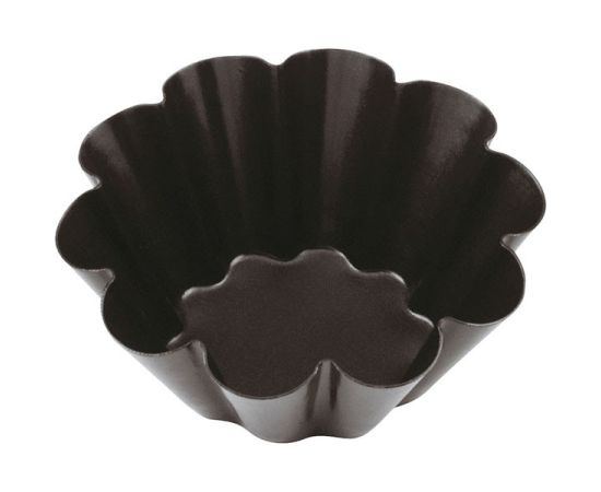 Форма для выпечки бриошей, сталь, антипригарное покрытие, D=8 см, цвет черный, Paderno