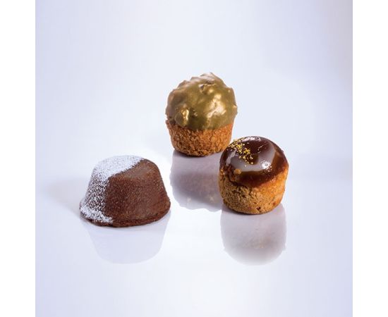 Форма кондитерская перфорированная «Круг», 20 шт на листе 30х40 см, силикон, стеклопластик, D=50 мм, H=16 мм, цвет черный, Martellato, изображение 2