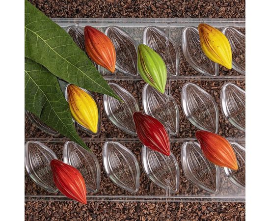 Форма для шоколада «Теоброма», 21 ячейка, поликарбонат, H=26 мм, L=275 мм, B=175 мм, Martellato, изображение 6