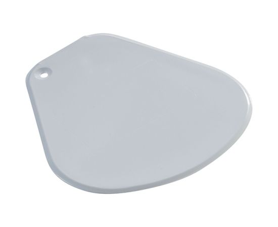 Шпатель твердый, пластик, L=15 см, B=15 см, цвет белый, Martellato