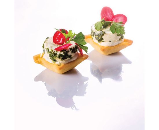 Набор из 2-х форм кондитерских перфорированных «Квадрат», 20 шт на листе 30х40 см, силикон, стеклопластик, H=2 см, L=5 см, B=5 см, цвет черный, Martellato, изображение 2