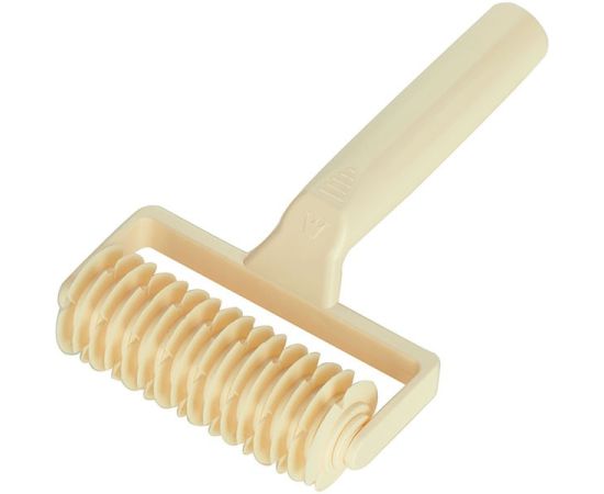 Нож роликовый для теста, пластик, L=12 см, цвет бежевый, Martellato