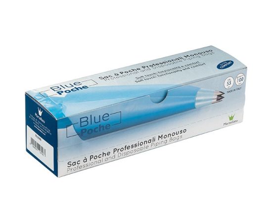 Мешок кондитерский одноразовый 80 микрон, 100 шт, полиэтилен, L=55 см, цвет голубой, Martellato, изображение 3