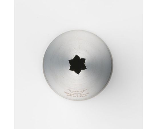 Насадка кондитерская «Открытая звезда», нержавеющая сталь, H=50 мм, L=25/4 мм, Martellato, изображение 2