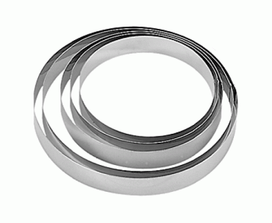 Кольцо кондитерское, нержавеющая сталь, D=80 мм, H=45 мм, De Buyer