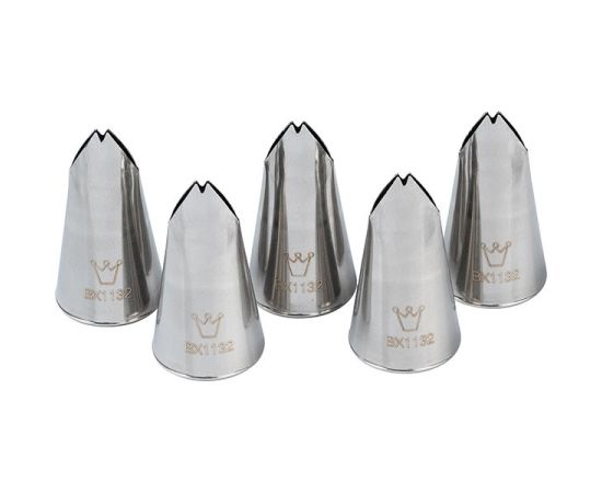 Набор из 5-ти насадок кондитерских, нержавеющая сталь, D=2 см, Martellato