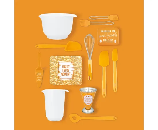 Силиконовая кисточка 21 см, цвет оранжевый, серия Colour Kitchen, Birkmann, изображение 3