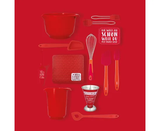 Силиконовая кисточка 21 см, цвет красный, серия Colour Kitchen, Birkmann, изображение 3