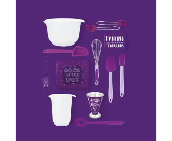 Силиконовая кисточка 21 см, цвет фиолетовый, серия Colour Kitchen, Birkmann, изображение 3