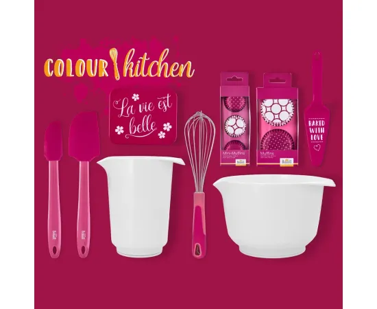 Шпатель 27 см, цвет гранатовый, серия Colour Kitchen, Birkmann, изображение 3