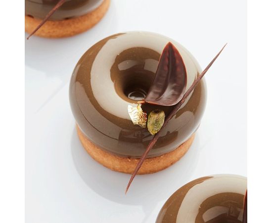 Форма для выпечки «Пончик», 6 ячеек, силикон, L=29,7 см, B=17,6 см, цвет черный, Martellato, изображение 3