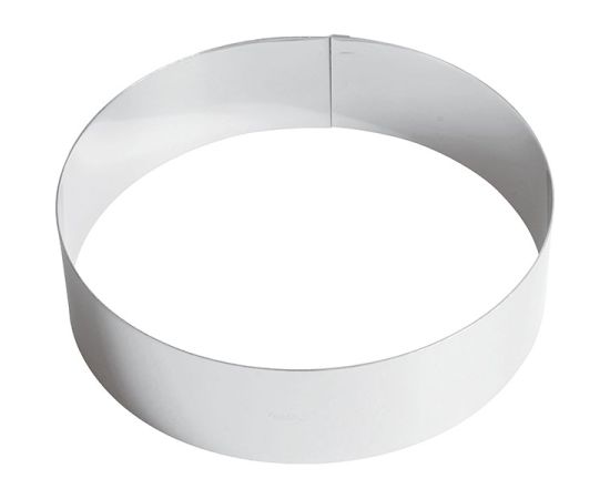 Кольцо кондитерское, нержавеющая сталь, D=22 см, H=6 см, Paderno