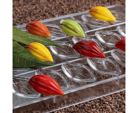 Форма для шоколада «Теоброма», 21 ячейка, поликарбонат, H=26 мм, L=275 мм, B=175 мм, Martellato, изображение 5