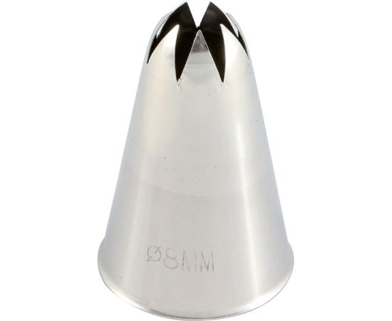 Насадка кондитерская «Закрытая звезда», нержавеющая сталь, D=30/8 мм, H=45 мм, Martellato