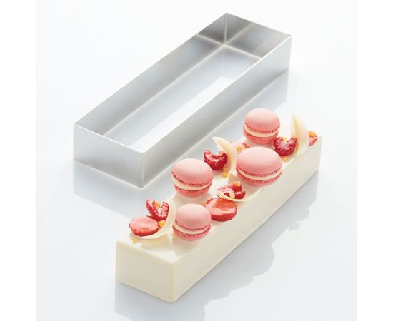 Форма-резак прямоугольная, нержавеющая сталь, 600 мл, H=40 мм, L=252 мм, B=62 мм, Martellato, изображение 2