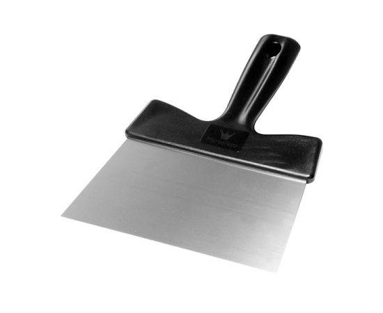 Шпатель кондитерский, нержавеющая сталь, пластик, L=210/80 мм, B=145 мм, цвет черный, Martellato