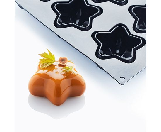 Форма для выпечки «Марина», 6 ячеек, силикон, L=29,7 см, B=17,6 см, цвет черный, Martellato, изображение 2