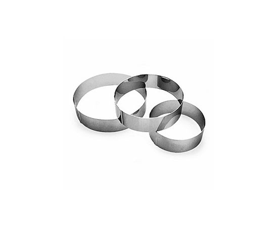 Кольцо кондитерское, нержавеющая сталь, D=22 см, H=6 см, Paderno, изображение 2