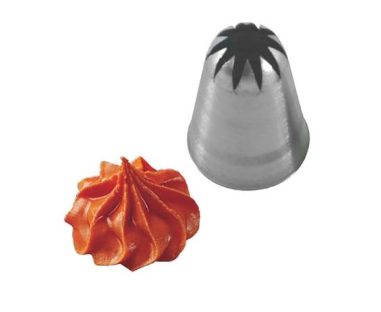 Насадка кондитерская «Закрытая звезда», нержавеющая сталь, D=25/5 мм, H=47 мм, Martellato