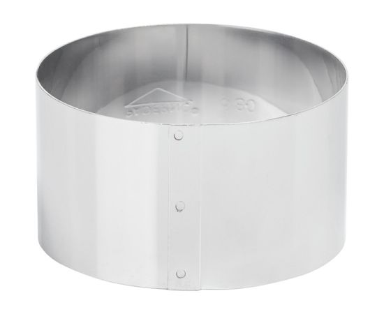 Кольцо кондитерское, нержавеющая сталь, D=75 мм, H=40 мм, Paderno