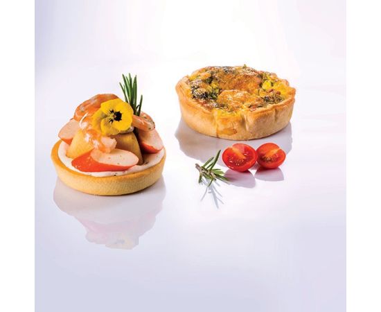 Набор из 2-х форм кондитерских перфорированных «Круг», 6 шт на листе 30х40 см, силикон, стеклопластик, D=85 мм, H=20 мм, цвет черный, Martellato, изображение 4