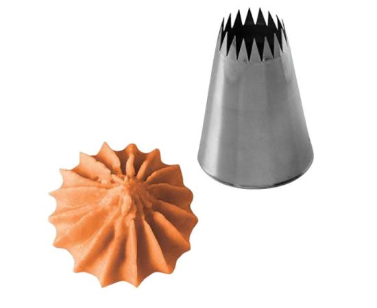 Насадка кондитерская «Открытая звезда», нержавеющая сталь, D=35/20 мм, H=48 мм, Martellato