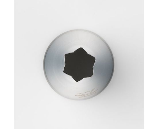 Набор из 5-ти насадок кондитерских «Открытая звезда», нержавеющая сталь, H=40 мм, L=25/9 мм, Martellato, изображение 3