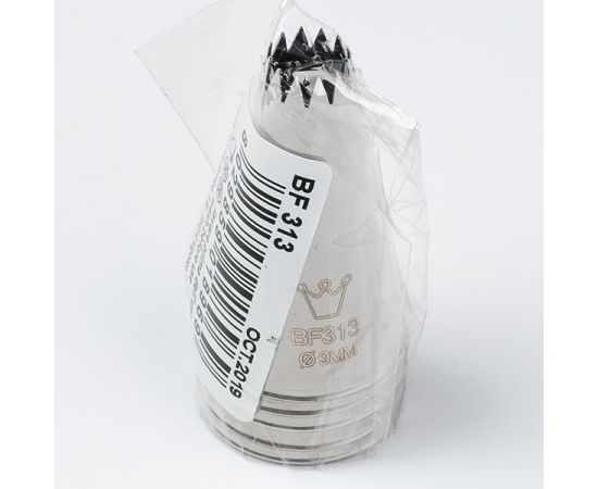 Набор из 5-ти насадок кондитерских «Открытая звезда», нержавеющая сталь, D=25/9 мм, H=45 мм, Martellato, изображение 3