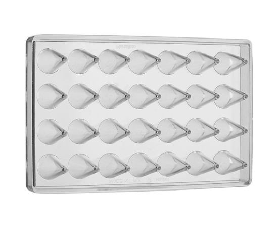 Форма для шоколада «Конус», 28 ячеек, поликарбонат, H=58,5 мм, L=275 мм, B=175 мм, Martellato
