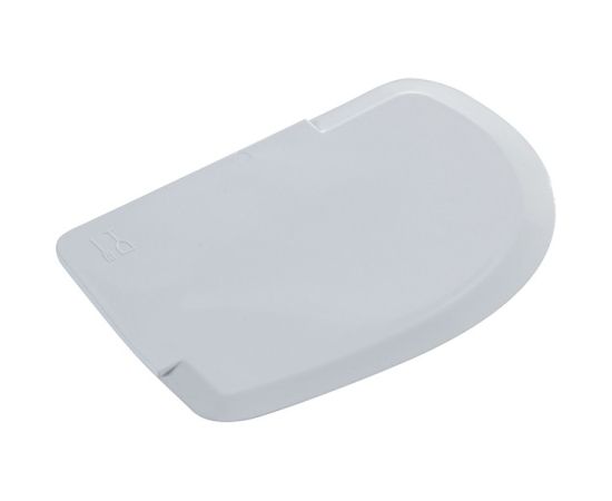 Шпатель твердый, пластик, L=125 мм, B=90 мм, цвет белый, Martellato