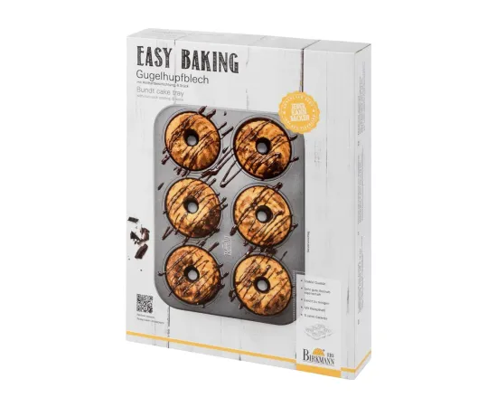 Форма-противень для 6 кексов Бандт d 10 см, серия Easy Baking, Birkmann, изображение 2