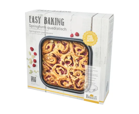 Разъемная форма квадратная 24х24 см, серия Easy Baking, Birkmann, изображение 2