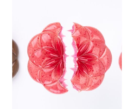 Форма для шоколада «Цветок жизни», 2 ячейки, пластик, H=26 мм, L=275 мм, B=175 мм, Martellato, изображение 2