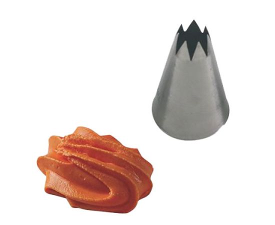 Насадка кондитерская «Открытая звезда», нержавеющая сталь, D=30/12 мм, H=50 мм, Martellato