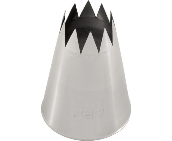 Насадка кондитерская «Открытая звезда», нержавеющая сталь, H=50 мм, L=35/18 мм, Martellato