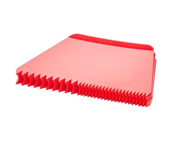 Набор из 10-ти шпателей кондитерских, пластик, H=35 мм, L=220 мм, B=135 мм, цвет красный, Paderno, изображение 2