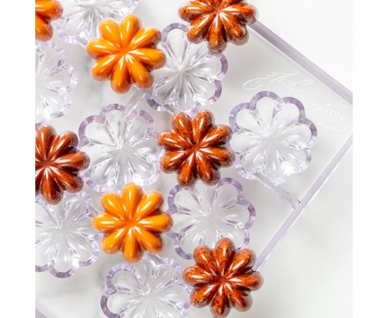 Форма для шоколада «Звезда», 15 ячеек, пластик, H=26 мм, L=275 мм, B=175 мм, Martellato