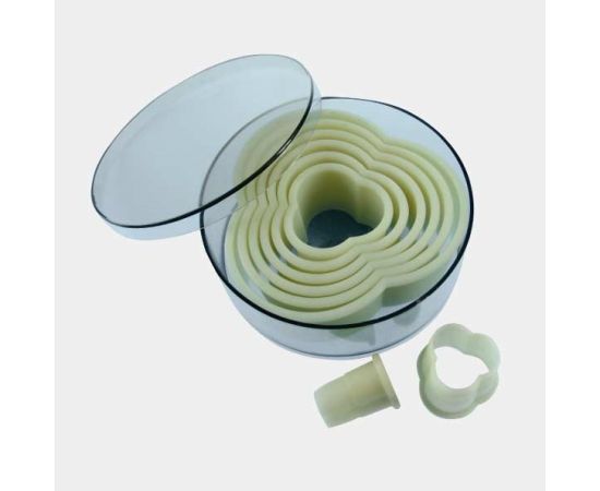 Набор резаков "Клевер", 8 шт, h=3,5 см, полиамид, De Buyer