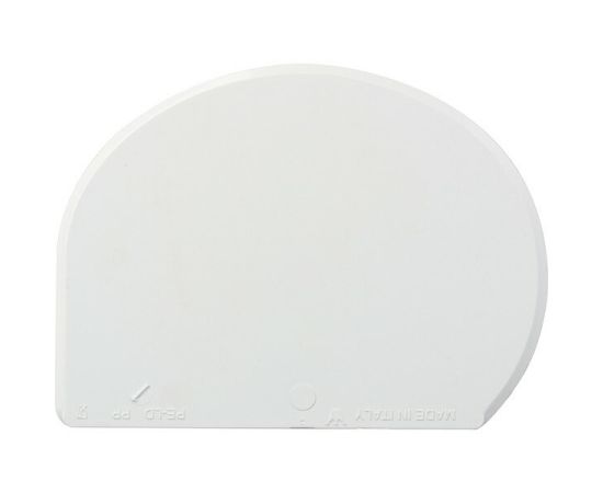 Шпатель твердый, пластик, L=15 см, B=11 см, цвет белый, Martellato