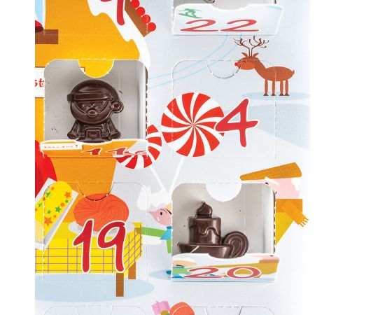Форма для приготовления конфет Xmas Countdown, 39 х 23 х 3,5 см, силиконовая, Silikomart, изображение 6
