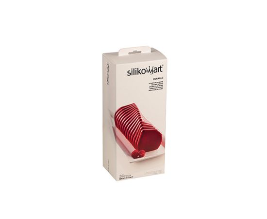 Форма для приготовления пирожных Corallo 24,5 х 9 см силиконовая, Silikomart, изображение 8