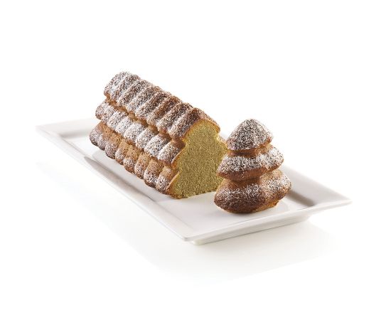 Форма для приготовления пирожного Sapin, 25 х 8,9 х 8,7 см, силиконовая, Silikomart, изображение 3