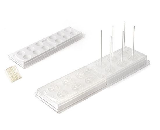 Форма для приготовления пирожного MUL3D-28 for 6 Cake Pops, 12 х 42,5 х 4,3 см, D2,8 см, силиконовая, Silikomart, изображение 2
