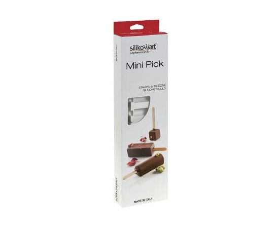 Форма для приготовления пирожного Mini Pick, размер ячейки 6 х 2 х 1,8 см, 22 мл, силиконовая, Silikomart, изображение 7