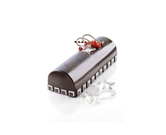 Форма для приготовления пирожного BUCHE, 1 отделение, 25 х 9 х 7 см, силиконовая, Silikomart, изображение 3