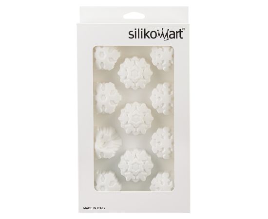 Форма для приготовления пирожных и конфет Snowflakes 30,5 х 18 см, Silikomart, изображение 8