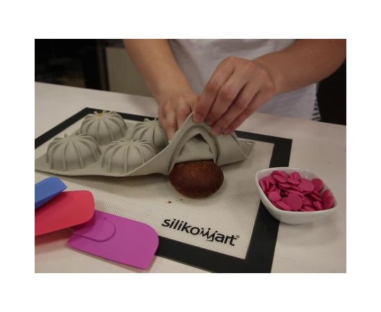 Форма для приготовления пирожных Mini Goccia 18 х 33,6 см силиконовая, Silikomart, изображение 5