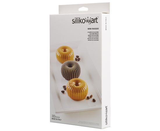 Форма для приготовления пирожных Mini Raggio 18 х 33,6 см силиконовая, Silikomart, изображение 10