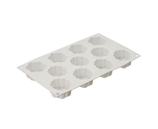 Форма для приготовления пирожных и конфет Snowflakes 30,5 х 18 см, Silikomart, изображение 4